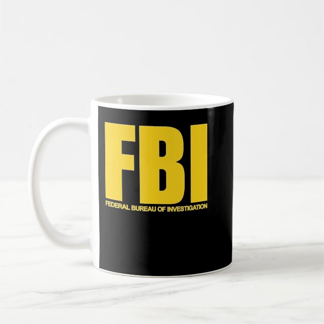 Taza De Café FBI, Federal Bureau of Investigation Classic Sweat (Izquierda)
