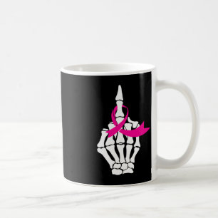 Taza De Café Fck Cáncer de Mama Dedo Medio Cinta Rosa Awaren