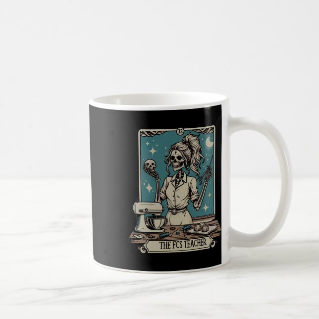 Taza De Café Fcs Teacheton Skeleton Halloween Familia Y Consumi (Derecha)