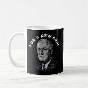 Taza De Café Fdr New Deal Demócrata Franklin Delano Roosevelt N