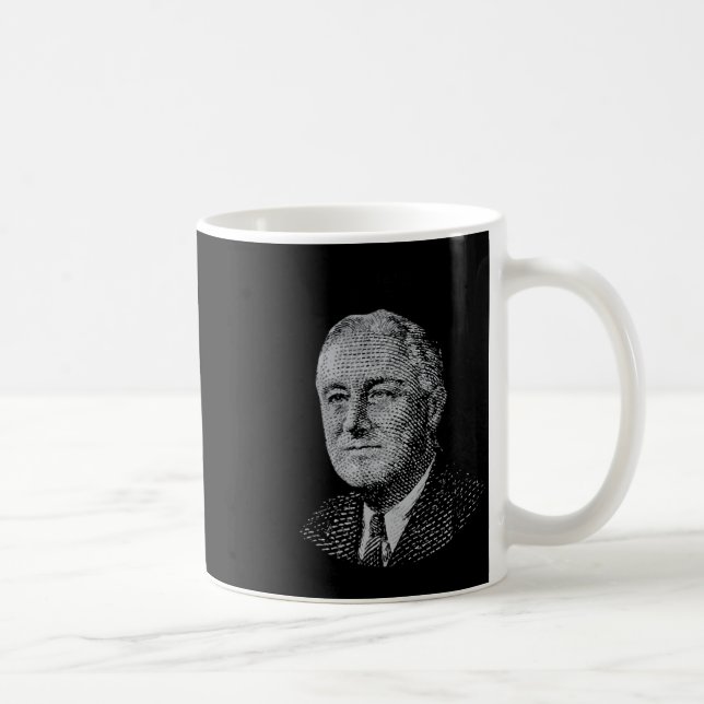 Taza De Café Fdr New Shirt Roosevelt New  (Derecha)