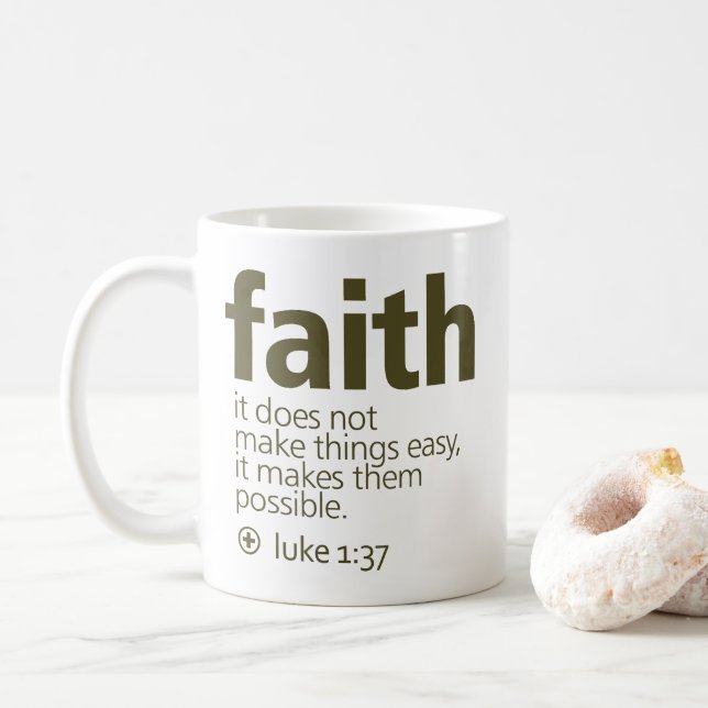Taza De Café Fe (Con donut)