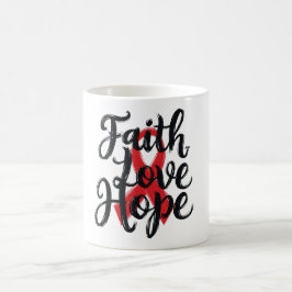 Taza De Café Fe, amor, esperanza