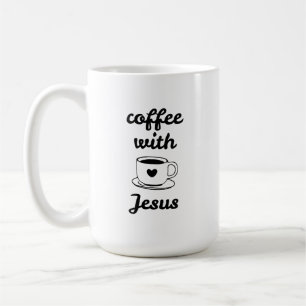 Taza De Café Fe cotidiana cristiana amante del café con Jesús