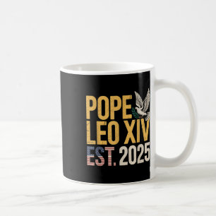 Taza De Café Fe cristiana del Papa estadounidense Leo Iglesia C