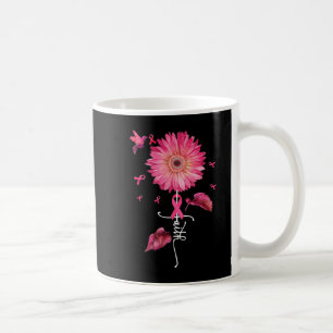 Taza De Café Fe de la margarita rosada - Conciencia sobre el cá