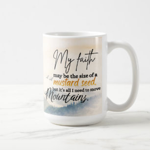 Taza De Café Fe de la Semilla de Mostaza