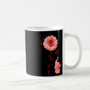 Taza De Café Fe Esperanza Lucha Amor Corazón Enfermedad Concien