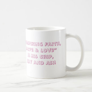 Taza De Café Fe, esperanza y amor inspiradores