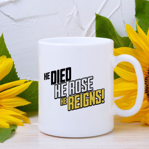 Taza De Café Fe inspiradora cristiana de Pascua Mug