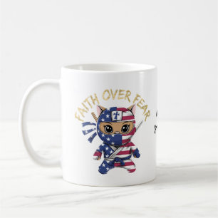 Taza De Café Fe Inspiradora Sobre El Miedo Cristiana Personaliz