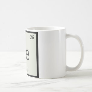 Taza De Café Fe - Química del queso feta Símbolo de la tabla pe