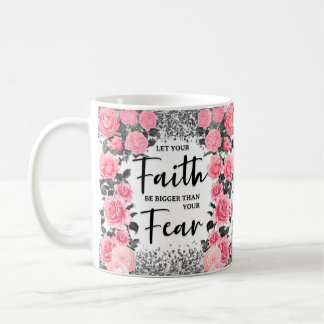 Taza De Café Fe sobre Miedo