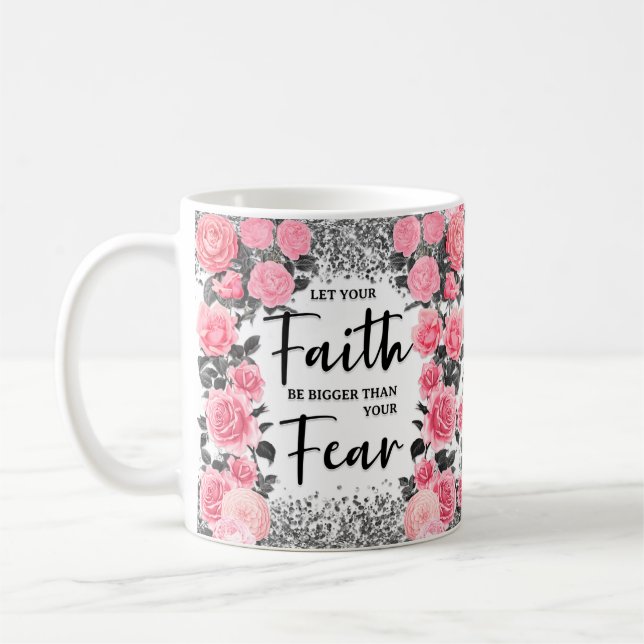 Taza De Café Fe sobre Miedo