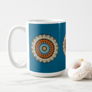 Taza De Café Feather Mandala  Mug