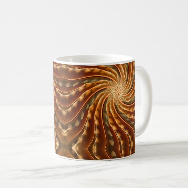 Taza De Café Feather Twirl (Anverso derecho)