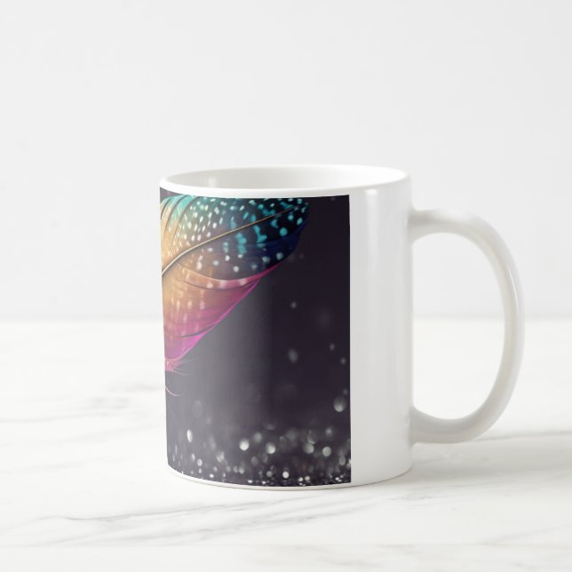 Taza De Café Feather Whimsical (Derecha)