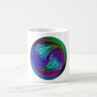 Taza De Café Feather Yin Yang 5