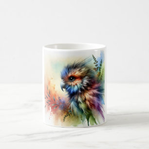 Taza De Café Feathered Animal 180724AREF120 - Watercolor
