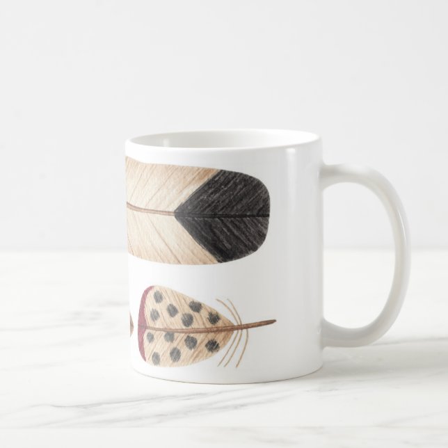 Taza De Café Feathers (Derecha)