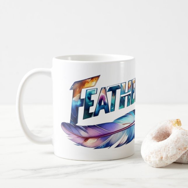 Taza De Café Featherweight Feather -MMA Kick Boxing- Gym Lover (Con donut)