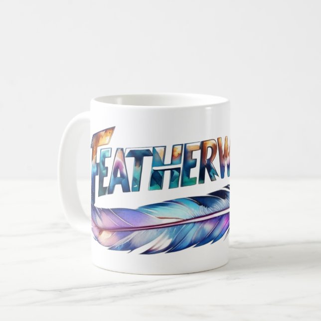Taza De Café Featherweight Feather -MMA Kick Boxing- Gym Lover (Anverso izquierdo)