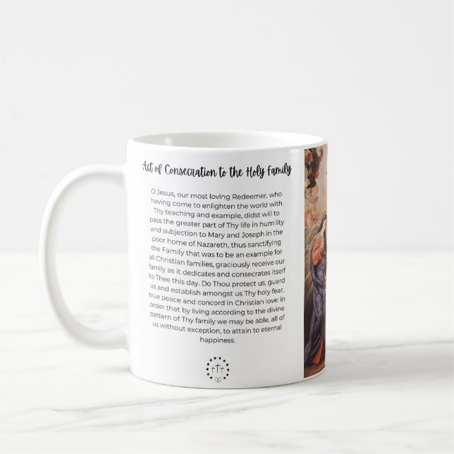Taza De Café Febrero - Acta de consagración a la sagrada famili (Izquierda)