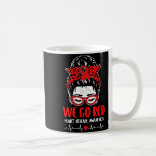 Taza De Café Febrero Es Conciencia De La Enfermedad Del Corazón