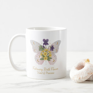 Taza De Café February Birth Flower Coffee Mug