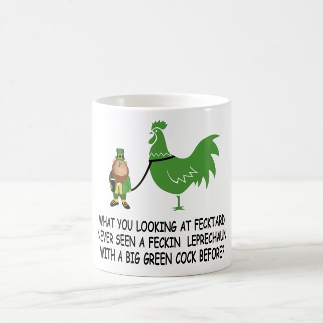 Taza De Café Fecktard del irlandés de Feckin (Centro)