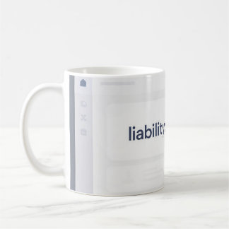 Taza De Café Feelings Liability Dashboard Funny AI Tech Mug