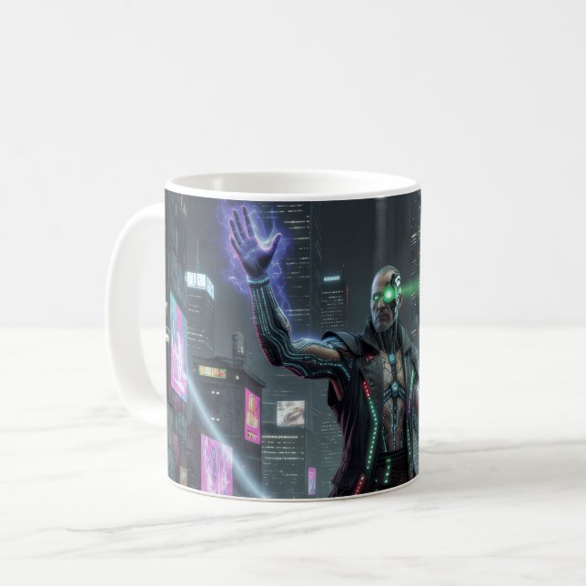Taza De Café Feiticeiro Futurista (Anverso izquierdo)