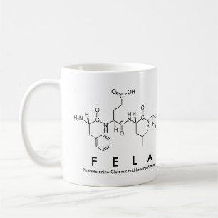 Taza De Café Fela peptide nombre mug