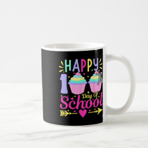 Taza De Café Felices 100 días de los amantes del pastel escolar