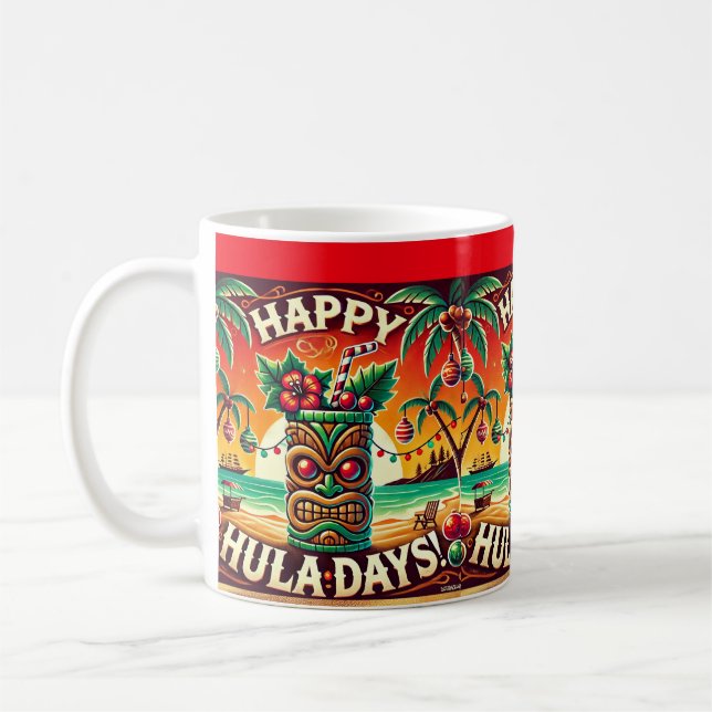 Taza De Café Felices Días de Hula (Izquierda)