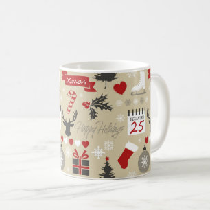 Taza De Café Felices Fiestas
