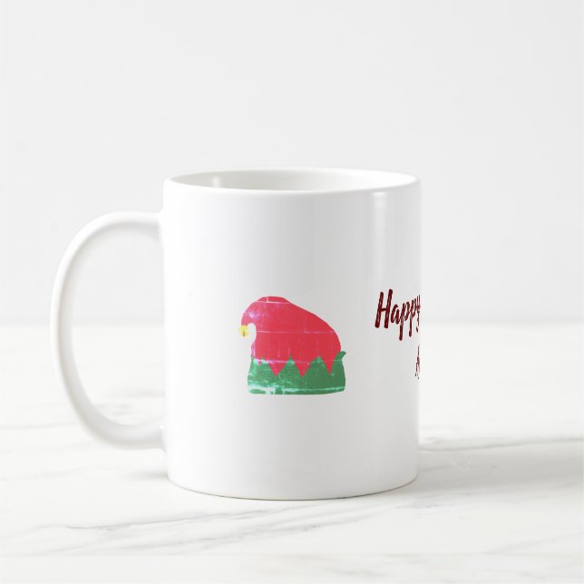 Taza De Café Felices Fiestas (Izquierda)