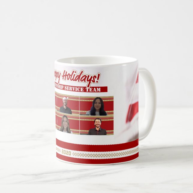 Taza De Café Felices fiestas (Anverso derecho)