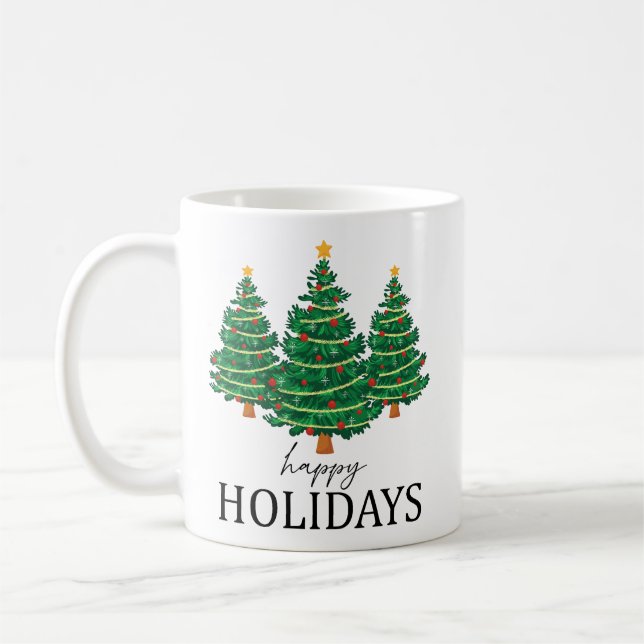 Taza De Café Felices Fiestas (Izquierda)