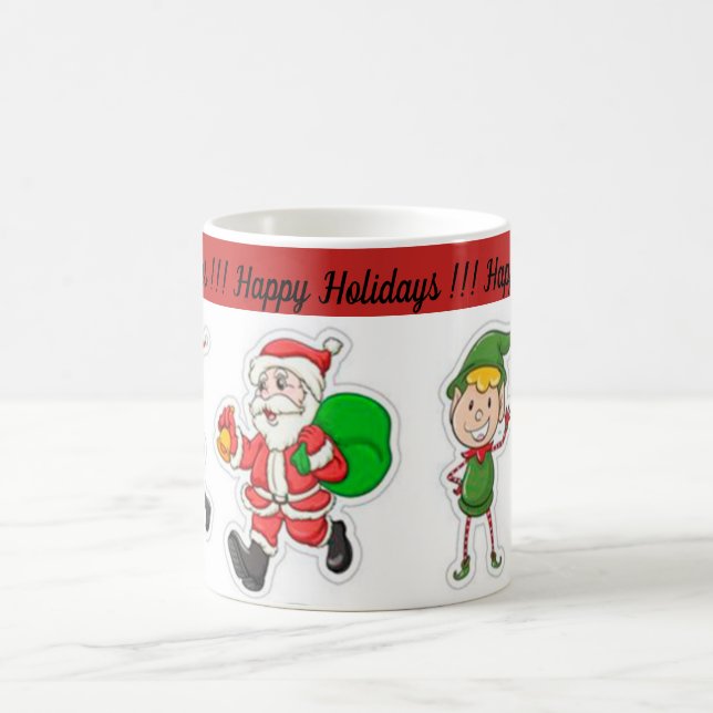 Taza De Café Felices Fiestas (Centro)