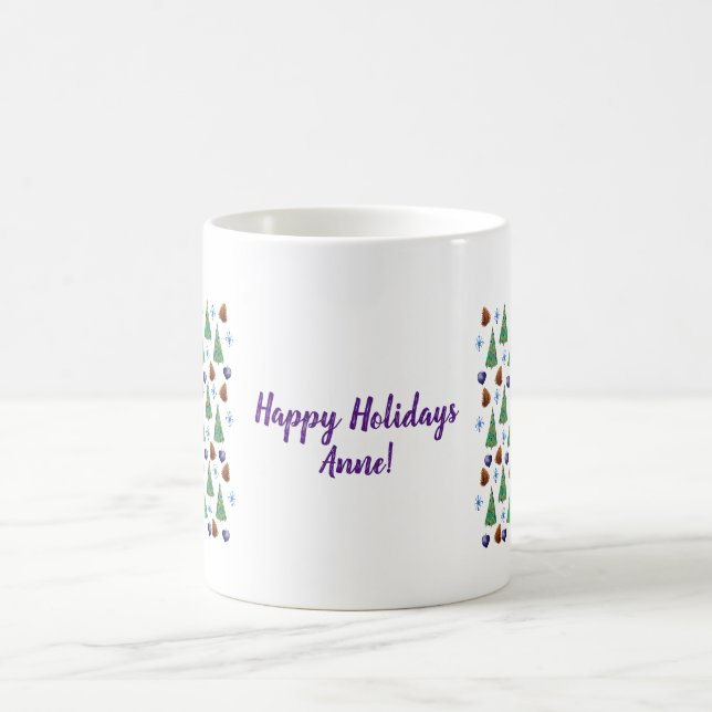 Taza De Café Felices Fiestas (Centro)