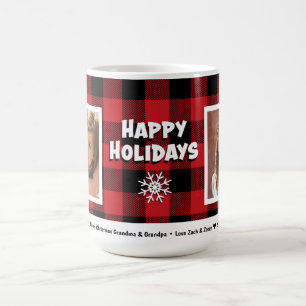 Taza De Café Felices fiestas 2 Foto Café Mug