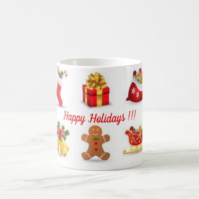 Taza De Café ¡¡¡Felices Fiestas!!! Coffee Mug (Centro)