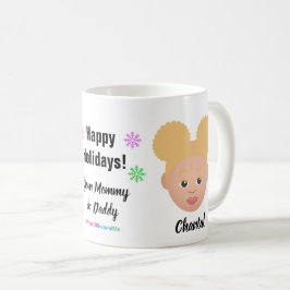 Taza De Café Felices fiestas Coffee Natural Mug