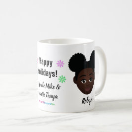 Taza De Café Felices fiestas Coffee Natural Mug