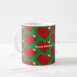 Taza De Café Felices fiestas de café Mug