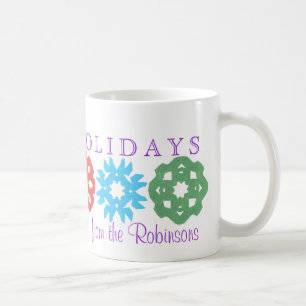 Taza De Café Felices fiestas Karate Kat--para personalizar