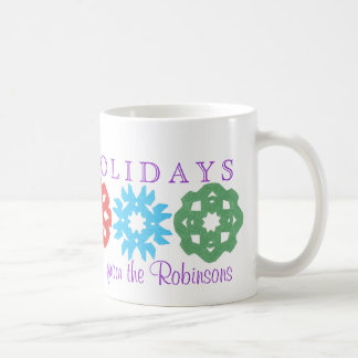 Taza De Café Felices fiestas Karate Kat--para personalizar