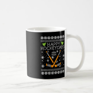 Taza De Café Felices Hockeydays Navidades feos Xmas Hombres de 