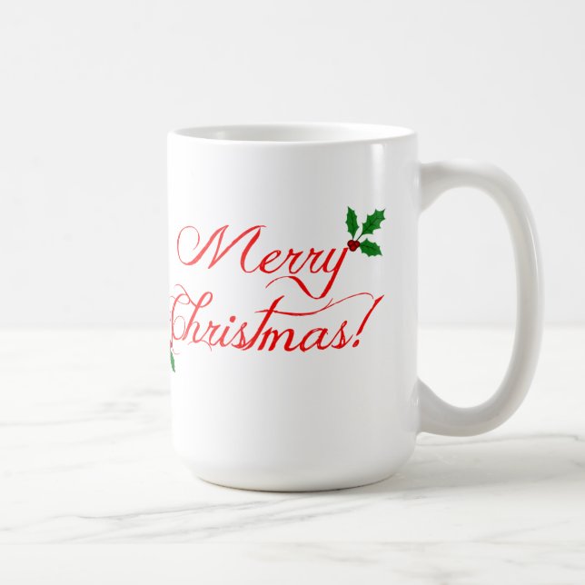 Taza De Café Felices Navidad (Derecha)